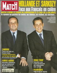 Hollande Sarkozy paris match