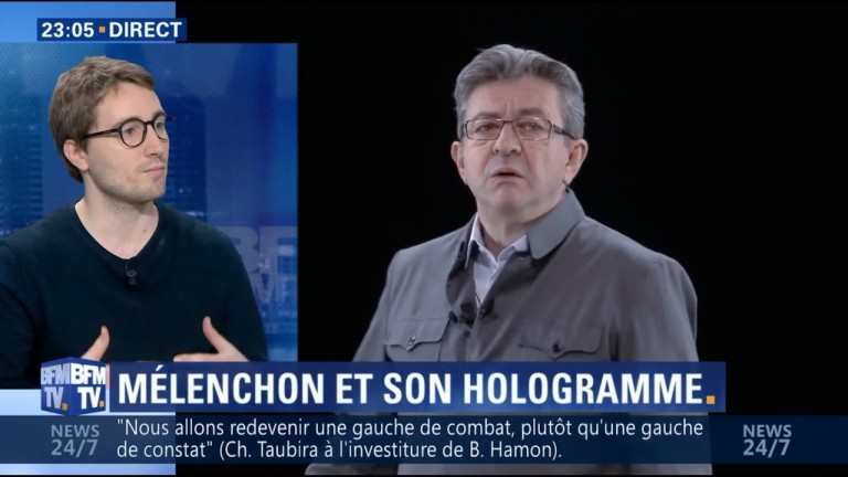 melenchon hologramme