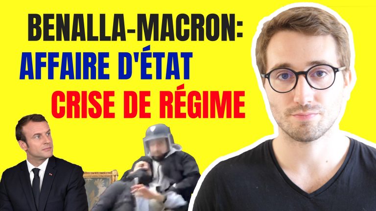 benalla macron affaire etat crise regime miniature