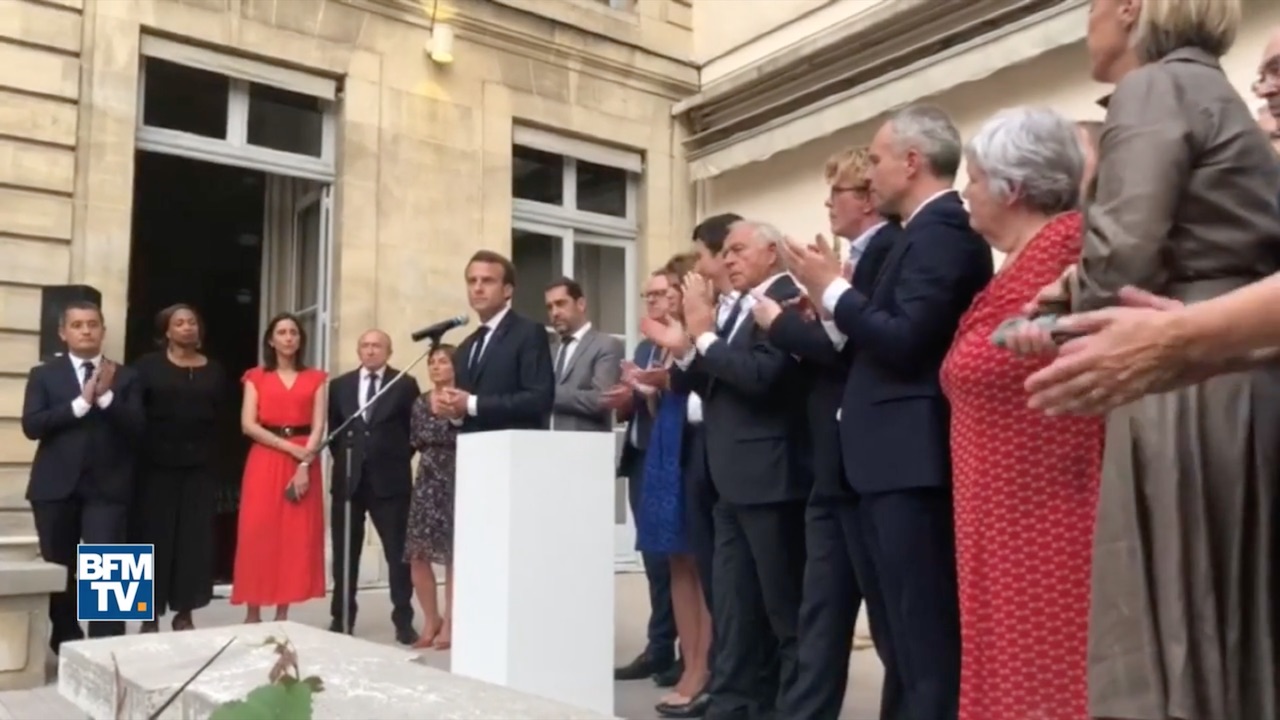 macron applaudir benalla