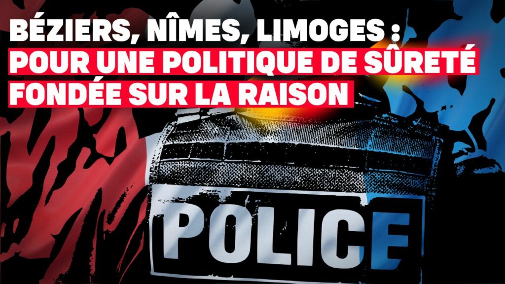 Un policier de dos