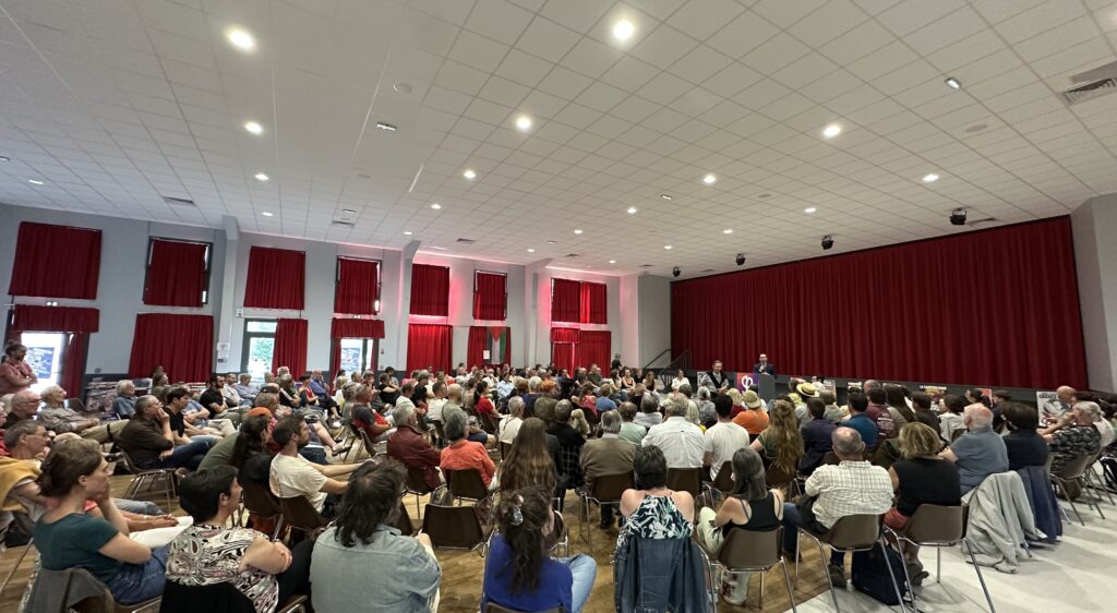 Réunion publique d'Antoine Léaument à Lacapelle-Marival, dans le Lot