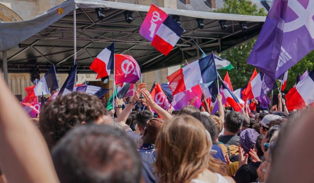 Meeting de Jean-Luc Mélenchon à Saint-Denis